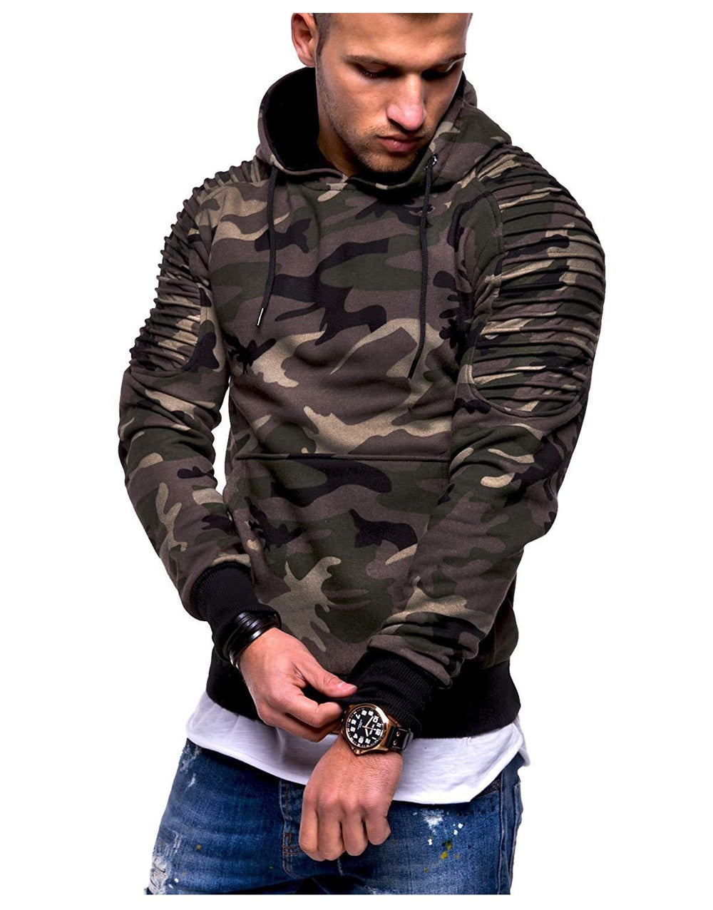 Blusa moletom masculina sales camuflada