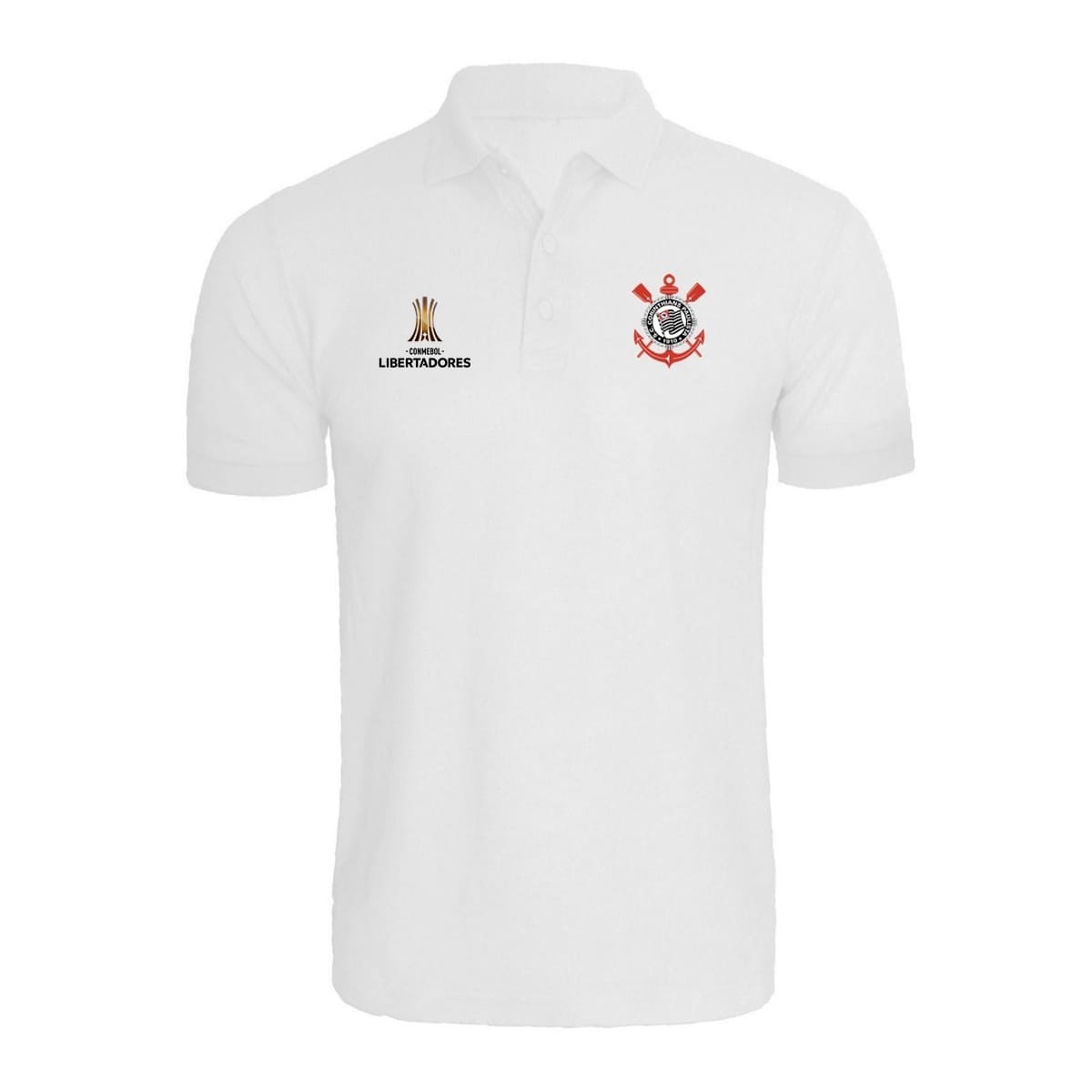 Camisa Polo Corinthians Libertadores